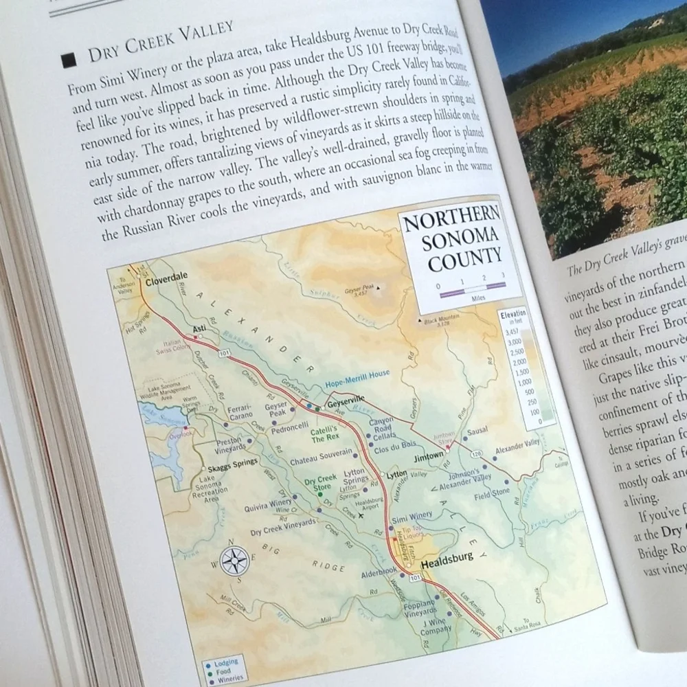 Wine Country California's Napa & Sonoma Valleys Guide Book John Doerper